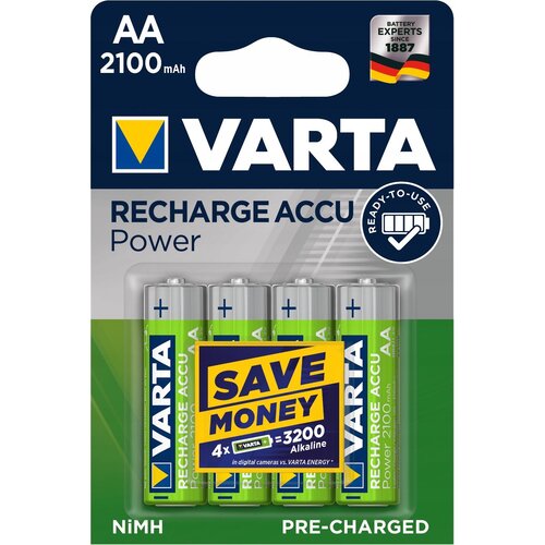 Varta Pila AA Rechargeable 2100mAh - Paket 4, (5000554243) Cene