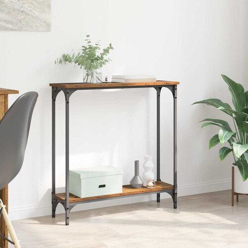 vidaXL Konzolna stolica Staro drvo 75 x 22,5 x 75 cm Konstruirano drvo Cijene