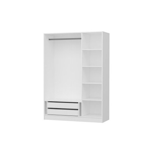 Woody Fashion Ormar 135x190x52cm Bijeli Slike