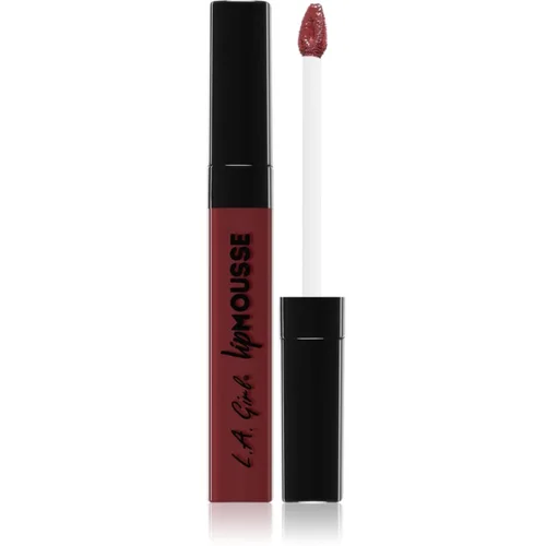 L.A. Girl Cosmetics Lip Mousse kremasta šminka odtenek Lowkey 6 ml