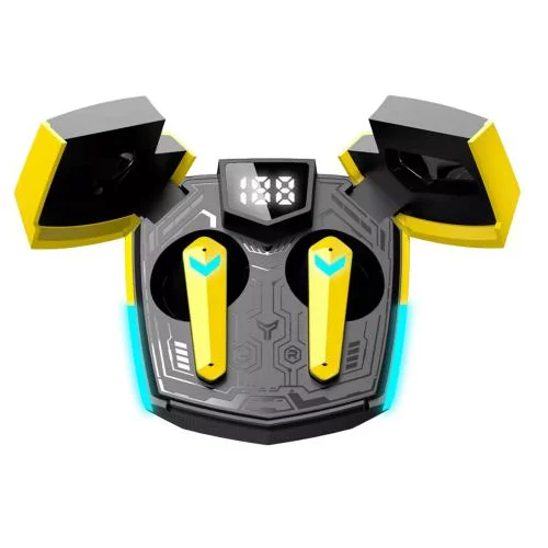 Canyon GTWS-2, Gaming True Wireless Headset, BT 5.3 stereo, 45ms low latency, 37.5 hours, USB-C, 0.046kg, yellow - CND-GTWS2Y