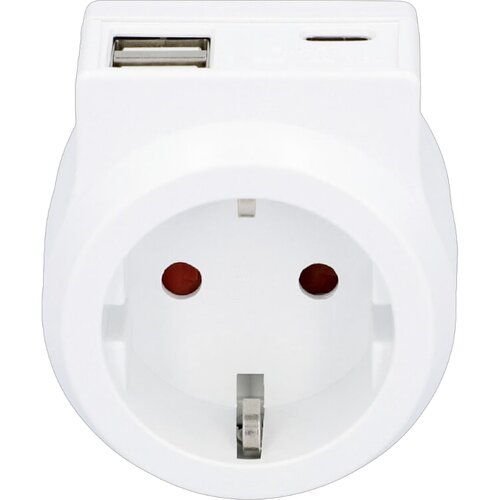  Međuutičnica (bijele boje, usb-a utičnica, usb-c utičnica, IP20) Slike