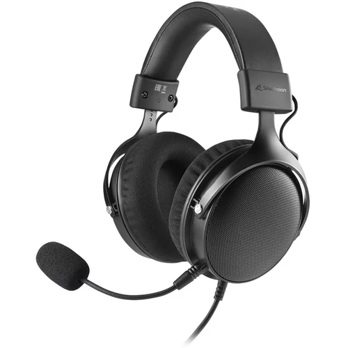 Sharkoon B2 7.1 3.5mm/USB z mikrofonom črne slušalke