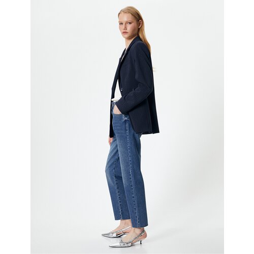 Koton Mom Fit Jeans Standard Waist Pocket Cotton - Mom Jean Slike
