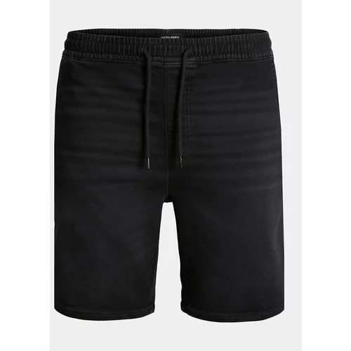 Jack & Jones Jeans kratke hlače Chris 12249165 Črna Relaxed Fit