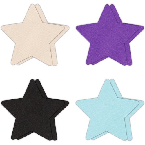 Ns Novelties Pretty Pasties Star I Assorted 4 Pairs Slike