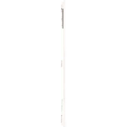  Zidno uzglavlje bijelo 159 5x3x110 cm od masivne borovine Slike