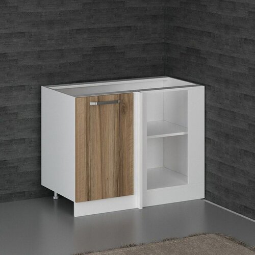 Hanah home kuhinjski element Minar 4135, 105 cm, beli / dore Cene