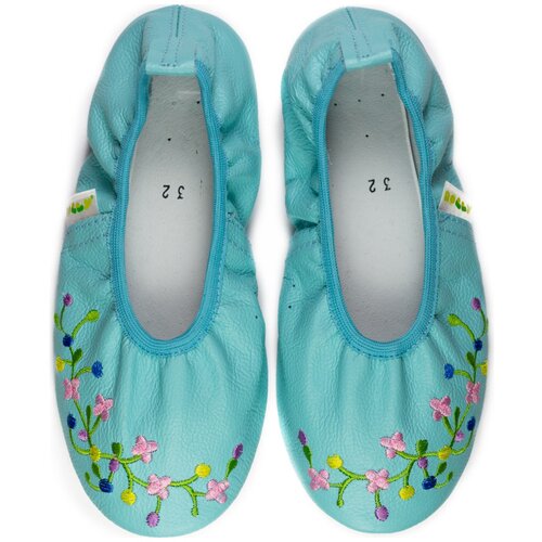 Rolly copat šolski 139IB Flowers Ice Blue D modra 28 Cene