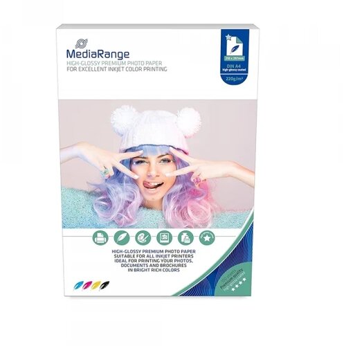 Mediarange Foto papir A4 high Glossy 220g Cene