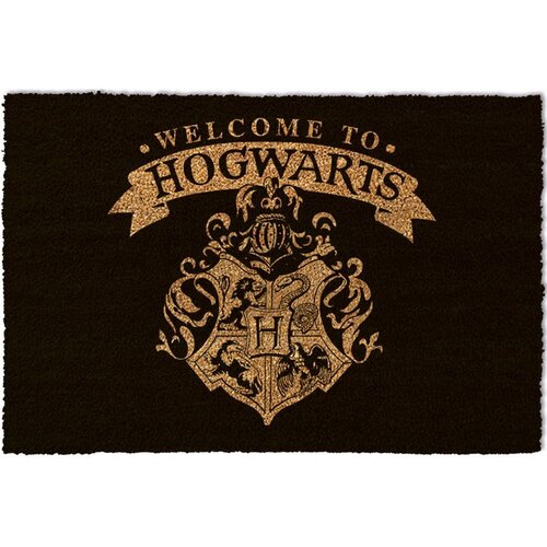 Pyramid HARRY POTTER (WELCOME TO HOGWARTS) BLACK 37X55CM DOOR MAT Cene