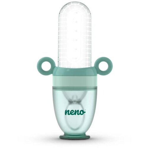 Neno Gusto 2 in 1 duda za hranjenje in grizalo z žličko 6m+ 1 kos Slike