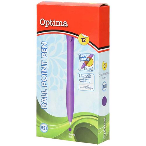 Optima Kemični svinčnik, Soft Touch, vijoličen Slike