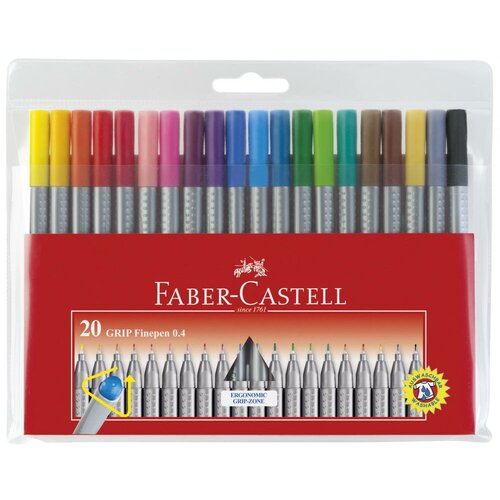 Faber-castell flomasteri Gripfinepen 0.4 mm - 20 boja Slike