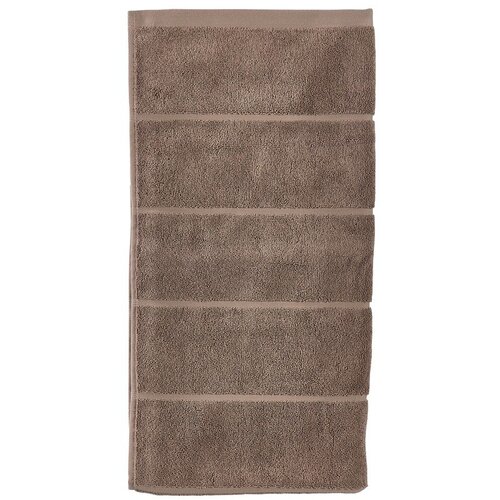 Zone Svetlo rjava frotirna bombažna brisača 50x100 cm Sauna &amp;ndash; Slike