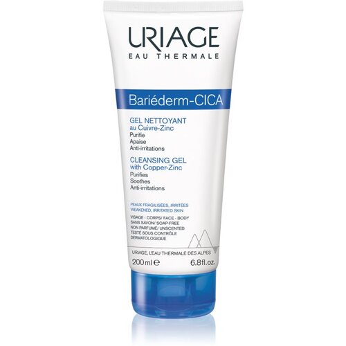 Uriage Bariéderm-CICA Cleansing Gel with Copper-Zinc pomirjevalni čistilni gel za razpokano kožo 200 ml Cene