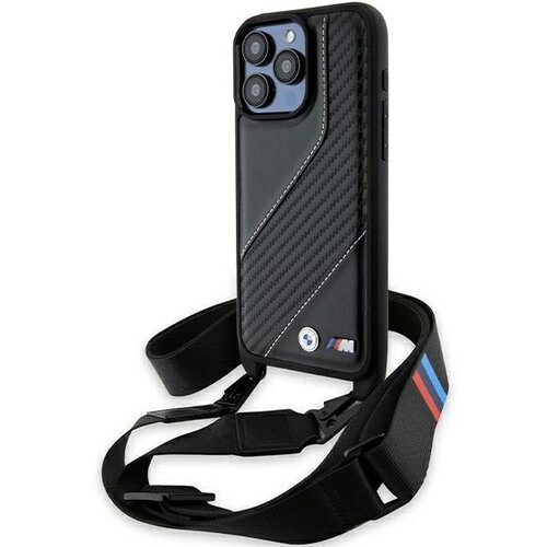 BMW OVITEK IN PAŠEK M EDITION CARBON STRIPE ZA IPHONE 15 PRO ČRN, (21897362) Cene