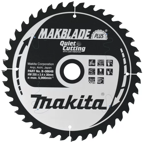 Makita TCT žagin list MAKBlade Plus 200mm B-08822