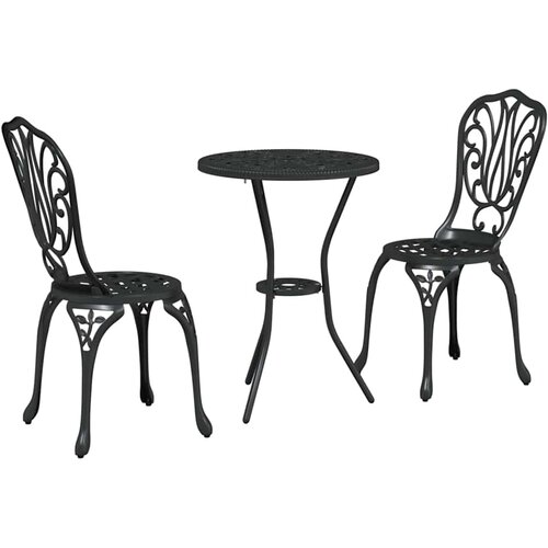 Bistro set za vrt 3 pcs Aluminij Slike