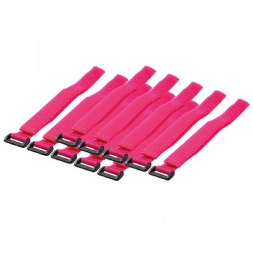 Logilink Čičak trakice za vezivanje kablova Velcro 500x20mm 10kom Roze Cene