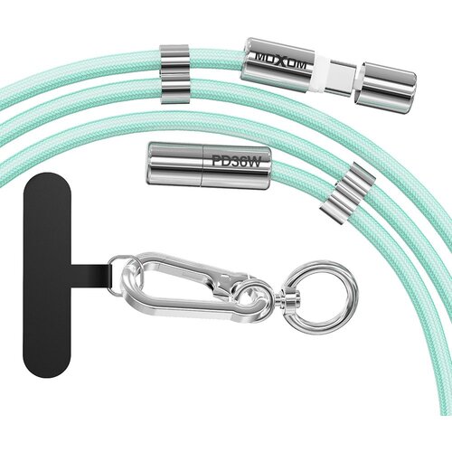 Moxom USB data kabal MX-CB313 Type-C to Lightning strap/ plava Slike