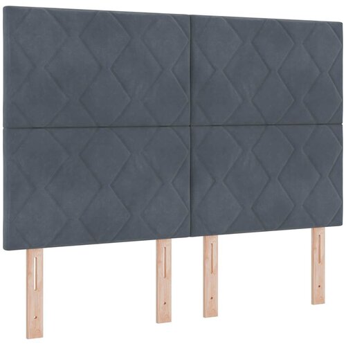  Krevet s opruga kutije Tamno siva 140 x 200 cm Bar&amp;scaron;un Slike