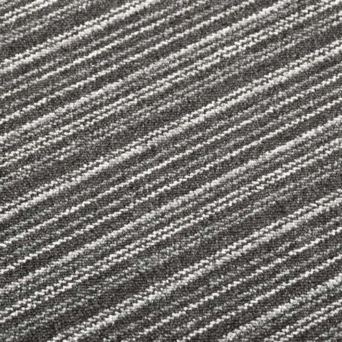  Tepih 20 pcs Prugasta antracit 50 x 50 cm 100% Polipropilen - Prugasta antracit Slike