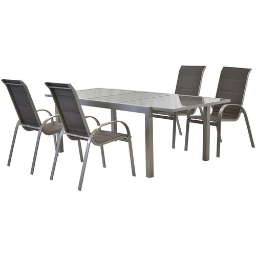 Gardenson Vrtni Set Amalfi, 5-Delno, Aluminij Cene