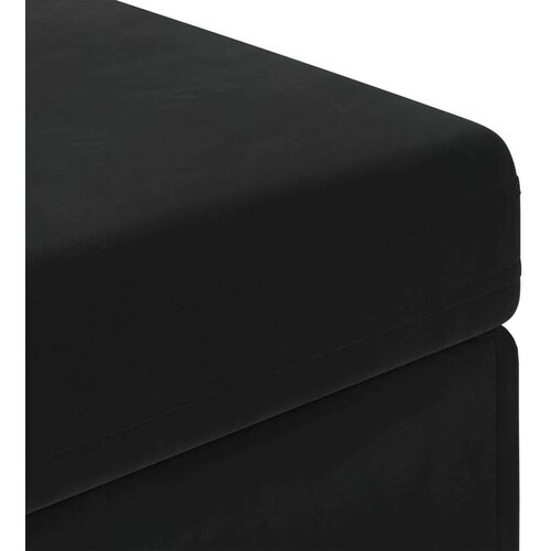  Stolica Crna 101 x 41 x 40 cm Svileni i Fino Radeći Drvo - Crna 100 cm Bar&amp;scaron;un Slike
