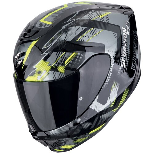 Scorpion Exo-391 clutter black-neon yellow kaciga Cene