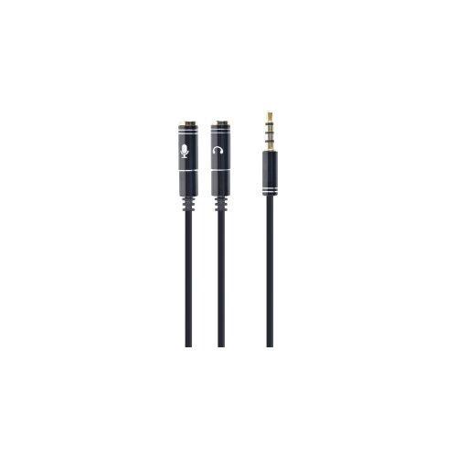 Gembird audio adapter za slu&scaron;alice 3,5mm 4pin to 2x 3,5 mm 3pin (mic/slu&scaron;alice), 20cm CCA-417M Cijene