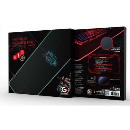 Gembird MP-GAMELED-L Gaming LED, podloga za miško Cene