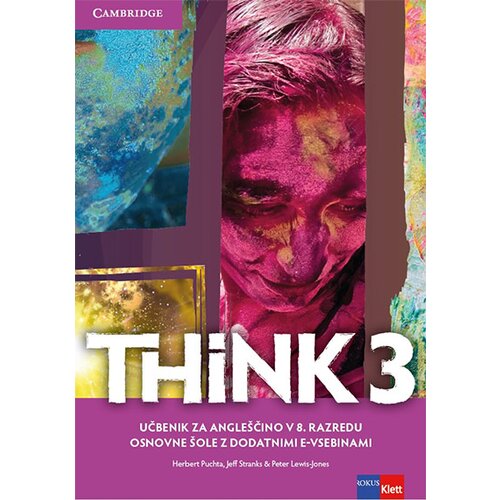  THINK 3, Učbenik za angleščino z dodatnimi e-vsebinami v 8. razredu osnovne šole Cene