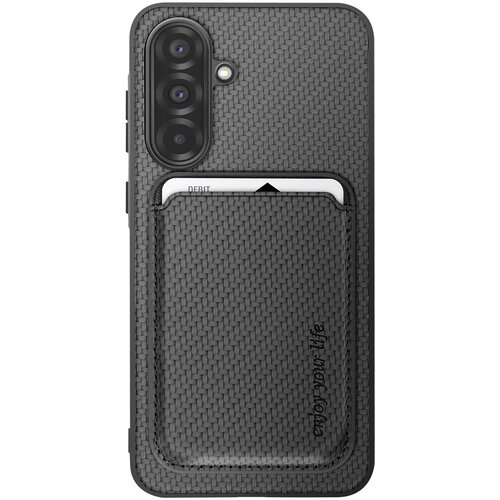 AVIZAR Ohišje za Samsung Galaxy A56 snemljivo držalo za kartice, Črna, (5000014065) Cene