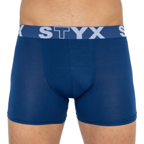 STYX Men's boxers long sports rubber dark blue