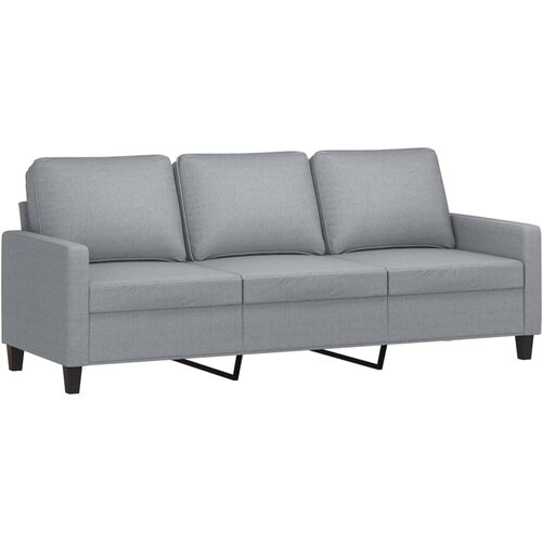  4-dijelni set sofa s jastucima svjetlosivi od tkanine Siva Slike