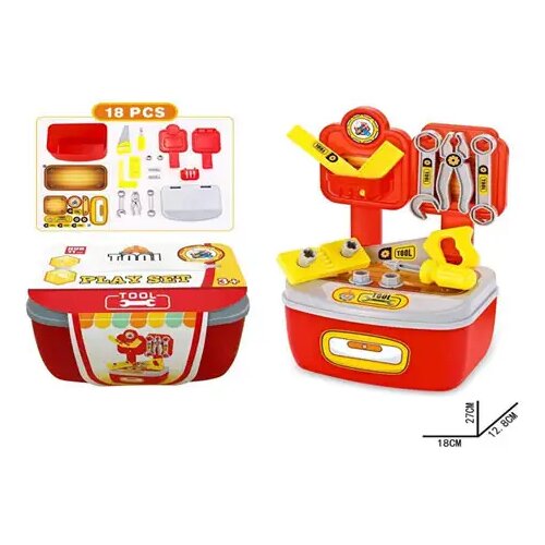 Magic Toys 18-delni komplet orodja v &scaron;katli z dodatki Cene