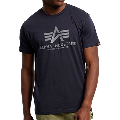 Alpha INDUSTRIES Muška majica Basic, Teget Slike