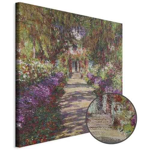  Slika - Claude Monet &ndash; A Pathway in Monet\'s Garden 80x80 Premium Print Cijene