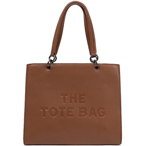 Shelvt Tote bag in warm brown Slike