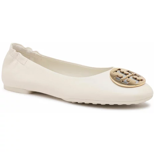 Tory Burch Balerinke Claire Ballet 147379 New Ivory/Silver/Gold 104