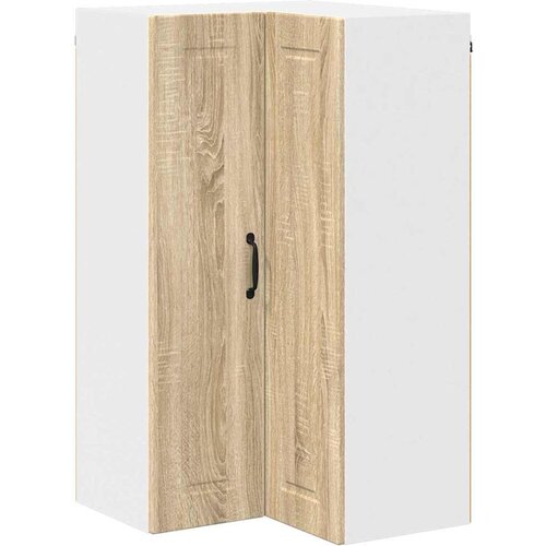 vidaXL Stenska kuhinjska omarica z vrati Sonoma hrast 57 x 57 x 100 cm, (5000091866) Cene