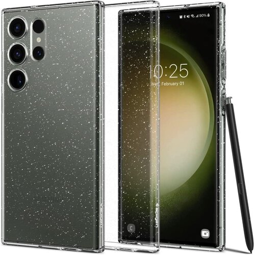 Spigen Liquid Crystal za Samsung Galaxy S23 Ultra - Crystal Quartz Cene