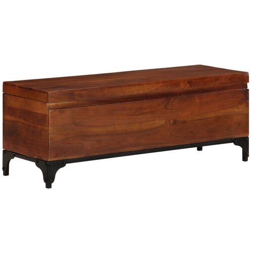 Furnova Skrinja za shranjevanje 110x35x41 cm trden akacijev les, (21955934) Slike