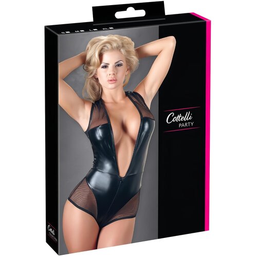 Cottelli Collection Prosojen bodi, črn Cene