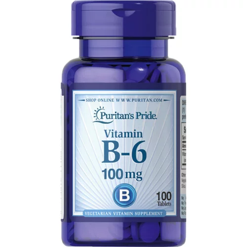  Puritan's Pride Vitamin B6 100mg, tablete