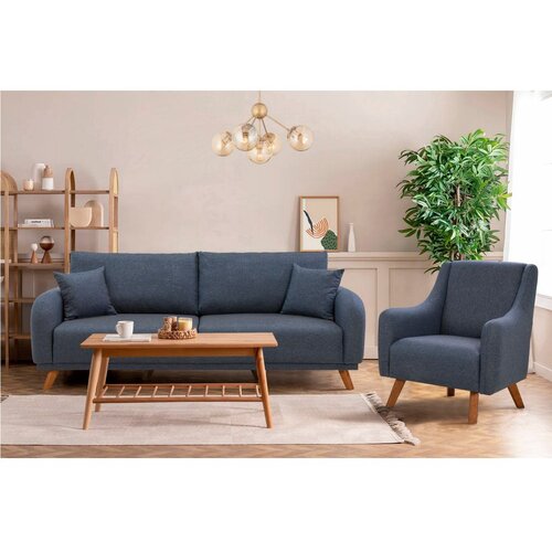 Atelier Del Sofa sofa i fotelja Hera Set Dark Blue Cene