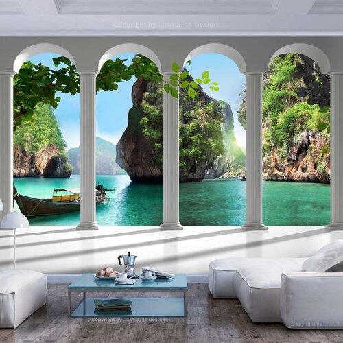  Tapeta - On the terrace 150x105 Slike