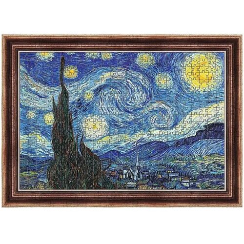 Trefl ArtFrame: Van Gogh - Zvezdna noč 500-delni puzzle z okvirjem - Cene