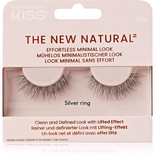 Kiss The New Natural Effortless Minimal Look umjetne trepavice Silver Ring 2 kom Cijene